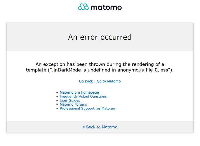 Matomo › Error - Personal - Microsoft​ Edge 07-10-